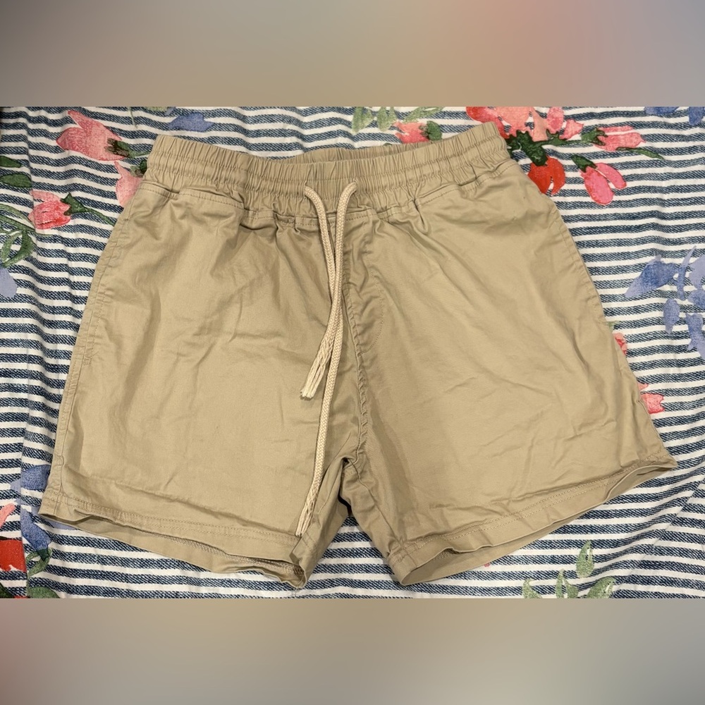 K*Y Drawstring Khaki Shorts